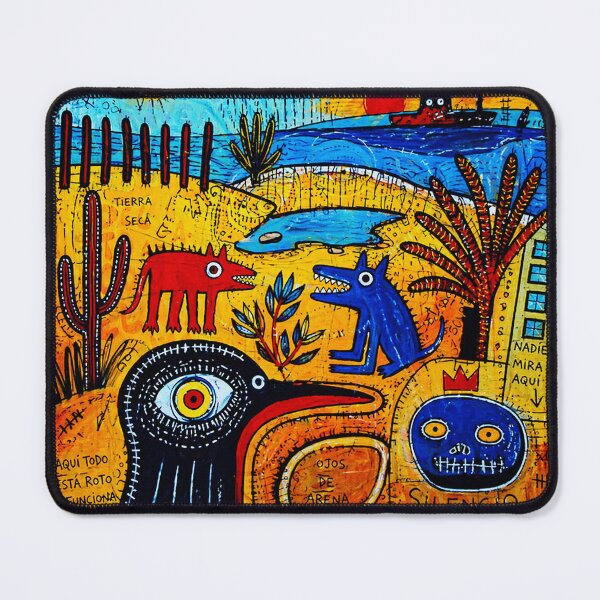 Item preview, Silencio Surreal Desert Creatures Colorful Illustration designed and sold by Modaozushi216.