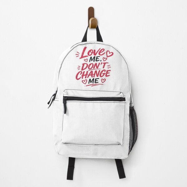 Item preview, Love Me Don’t Change Me Relationship Quote Shirt designed and sold by JagrDesigns.