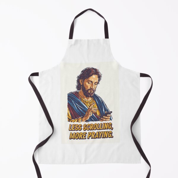 Item preview, Less Scrolling More Praying Blue Shirt Jesus Phone designed and sold by Piotrek0001.