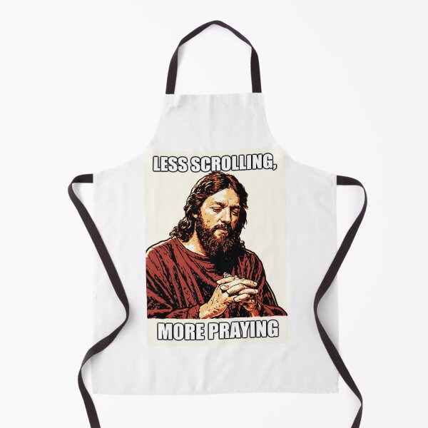 Item preview, Less Scrolling More Praying Dark Background Art designed and sold by Piotrek0001.
