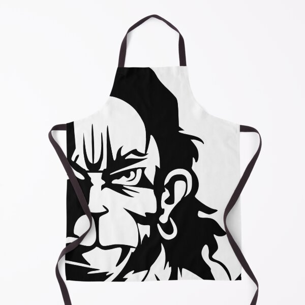 Item preview, Lord Hanuman Minimal Face Silhouette Hindu Spiritual Art Jai Hanuman Indian Culture T-Shirt designed and sold by warlistop.