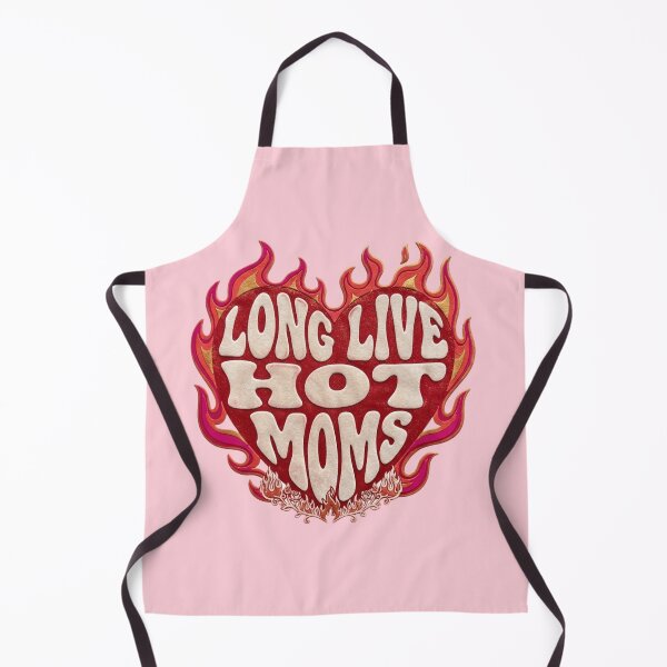 Item preview, Long Live Hot Moms Retro Flame Design designed and sold by BWAYZ.