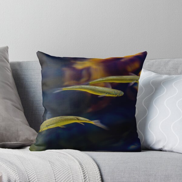 Item preview, Small Tropical Fish Swimming In Aquarium With Yellow Coral Background And Grouping designed and sold by Nmallia.