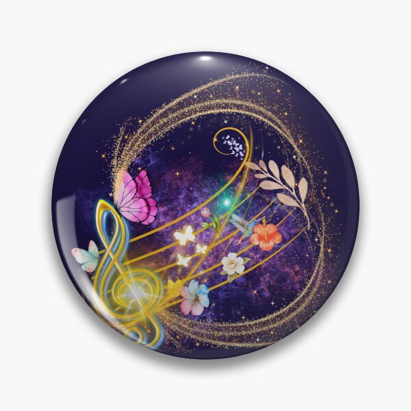 Item preview, Eternal Melody: Cosmic Symphony and Flowers designed and sold by Diseño que alegran tu día.