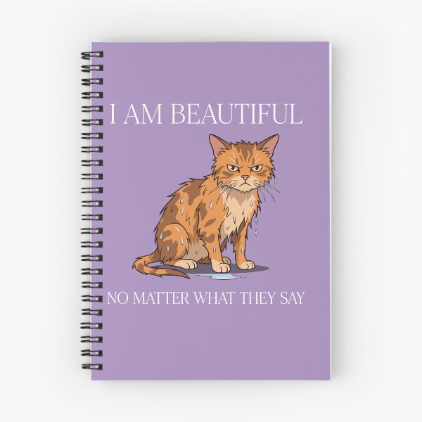 Item preview, Funny Wet Cat I Am Beautiful Christina designed and sold by Pop Rewind HQ.