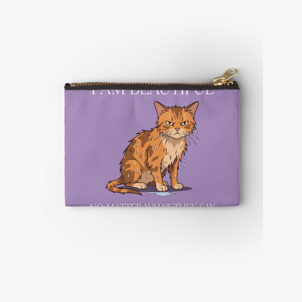 Item preview, Funny Wet Cat I Am Beautiful Christina designed and sold by Pop Rewind HQ.