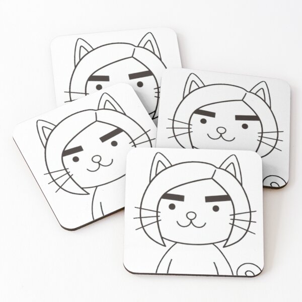 Item preview, Sassy Bob Cut Cat with Bold Brows designed and sold by Komatoya.