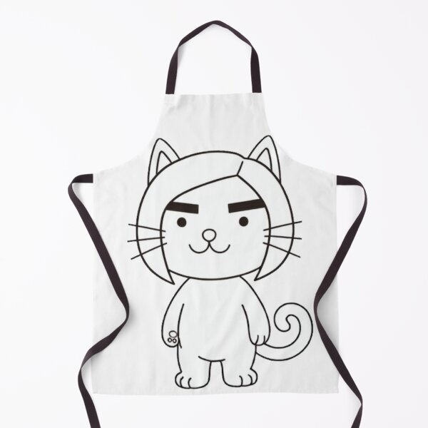 Item preview, Sassy Bob Cut Cat with Bold Brows designed and sold by Komatoya.