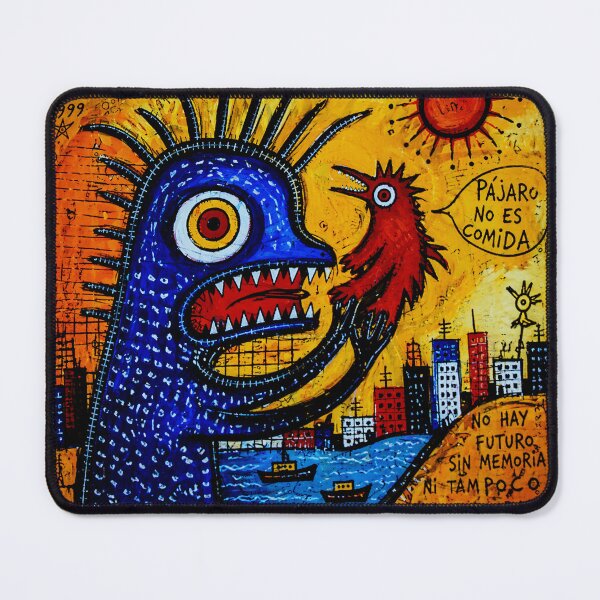 Item preview, Pajaro No Es Comida Surreal Bird City Illustration designed and sold by Modaozushi216.