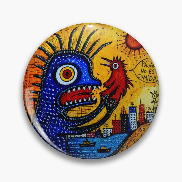 Item preview, Pajaro No Es Comida Surreal Bird City Illustration designed and sold by Modaozushi216.