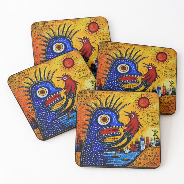 Item preview, Pajaro No Es Comida Surreal Bird City Illustration designed and sold by Modaozushi216.