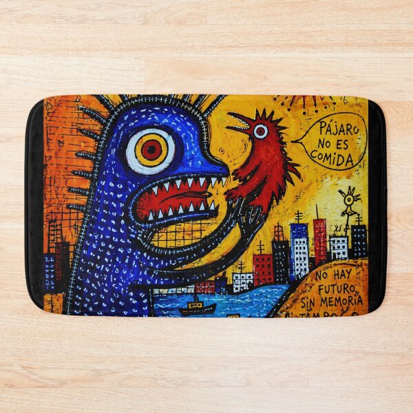 Item preview, Pajaro No Es Comida Surreal Bird City Illustration designed and sold by Modaozushi216.