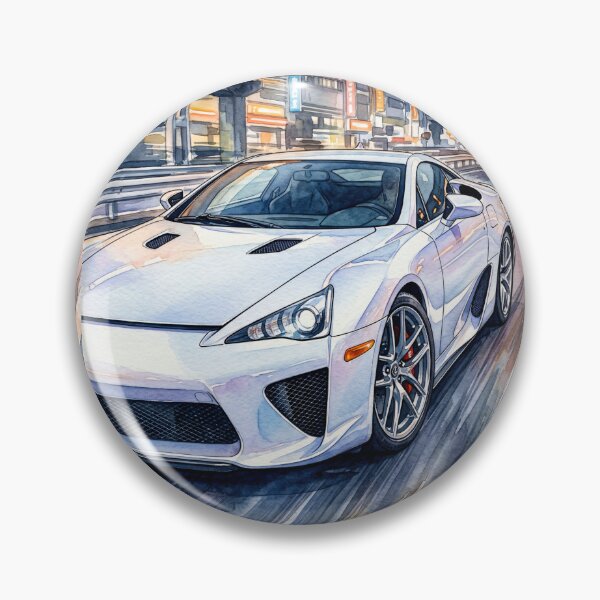 Item preview, Artistic Watercolor Painting Of A Fast Japanese Car designed and sold by RevUpDesign.