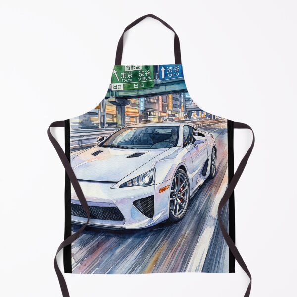 Item preview, Artistic Watercolor Painting Of A Fast Japanese Car designed and sold by RevUpDesign.