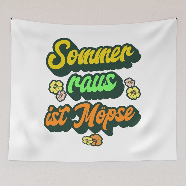 Item preview, Summer's over, pugs are out - Funny retro saying designed and sold by HoshisWorld2018.