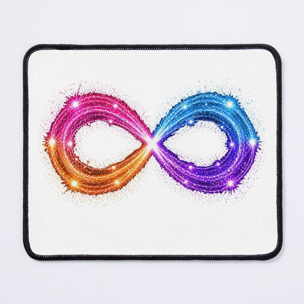 Item preview, SUPPORTING OUR COMMUNITY – STREAKS OF PRIDE ⚡✨ – INFINITY BURST EDITION - Lesbian + Gay Men Loving Men MLM - Infinity Pairing - any background designed and sold by WheelieGdArt.