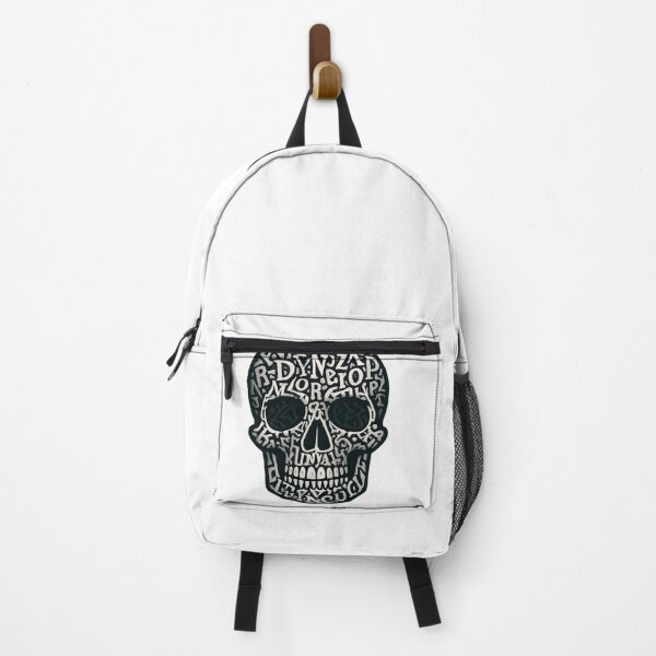 Item preview, Typography Skull Sticker – Alphabet Letter Skull Design | Dark Aesthetic designed and sold by DzA-stickers.
