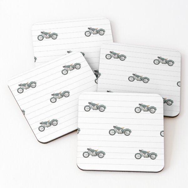 Item preview, Vintage Motorcycle Seamless Pattern Design designed and sold by NadDot.