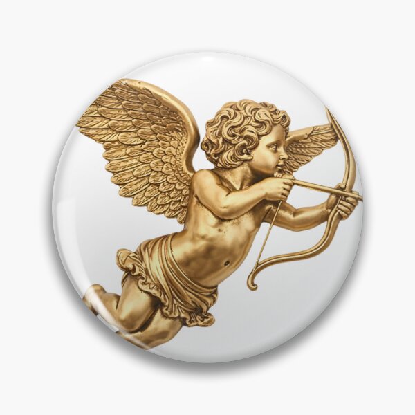 Item preview, Golden Cupid Angel With Bow And Arrow designed and sold by Kritiveemporio.