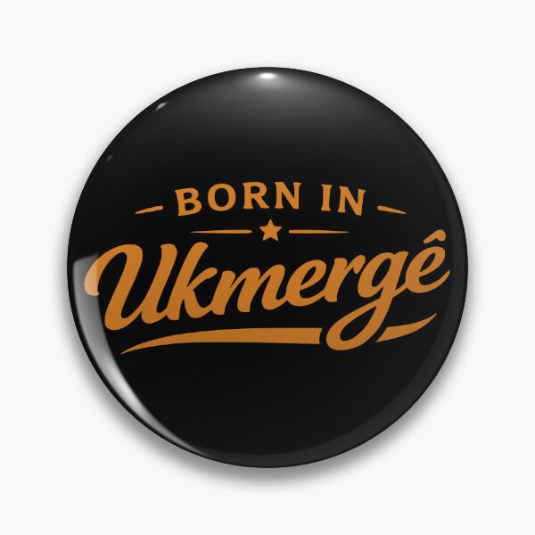 Item preview, Born in Ukmergė Orange Typography designed and sold by EimSol.