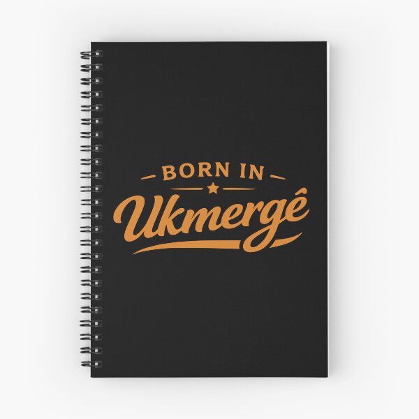 Item preview, Born in Ukmergė Orange Typography designed and sold by EimSol.