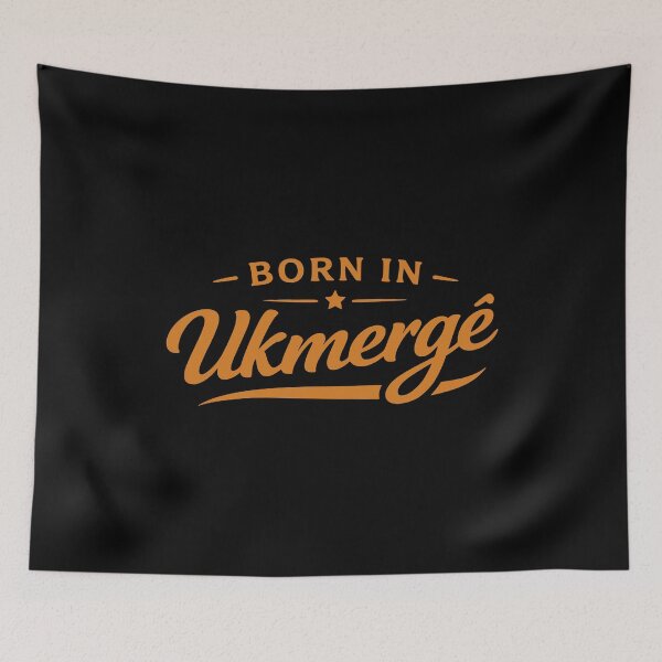 Artikelvorschau, Geboren in Ukmergė Orange Typografie entworfen und verkauft von EimSol.