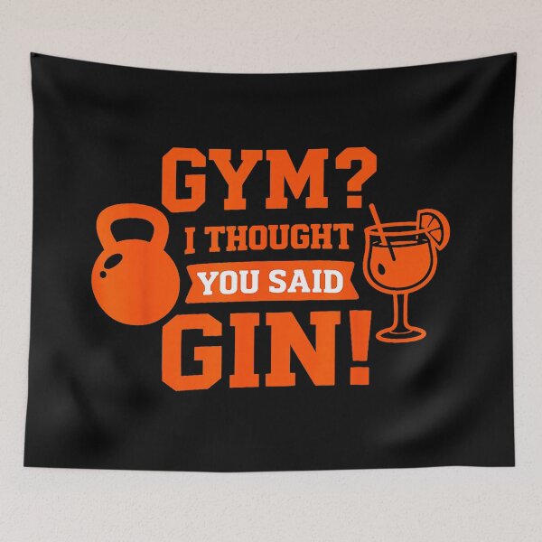 Item preview, Gym? I Thought You Said Gin Funny Workout  designed and sold by eliramaison.