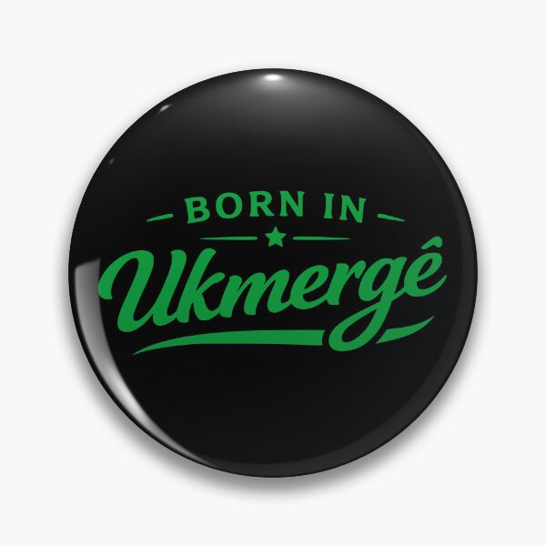 Item preview, Born in Ukmergė Green Typography designed and sold by EimSol.