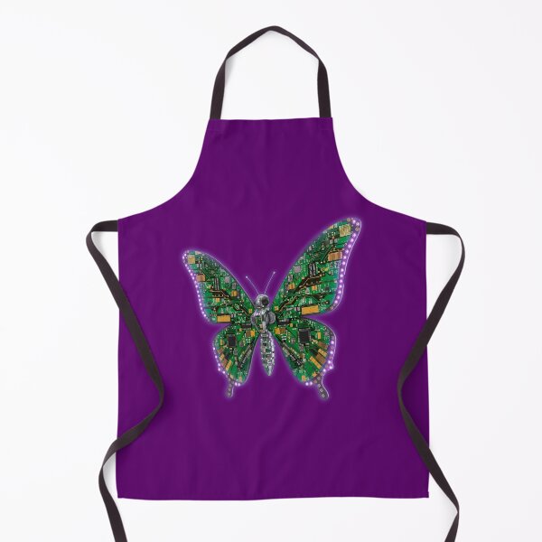 Item preview, Cybernetic Circuit Butterfly - Tech Nature Steampunk Art designed and sold by powersunlight.