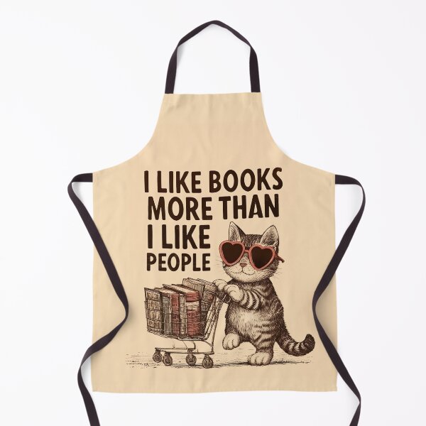 Item preview, I Like Books More Than I Like People designed and sold by RebenCantik.