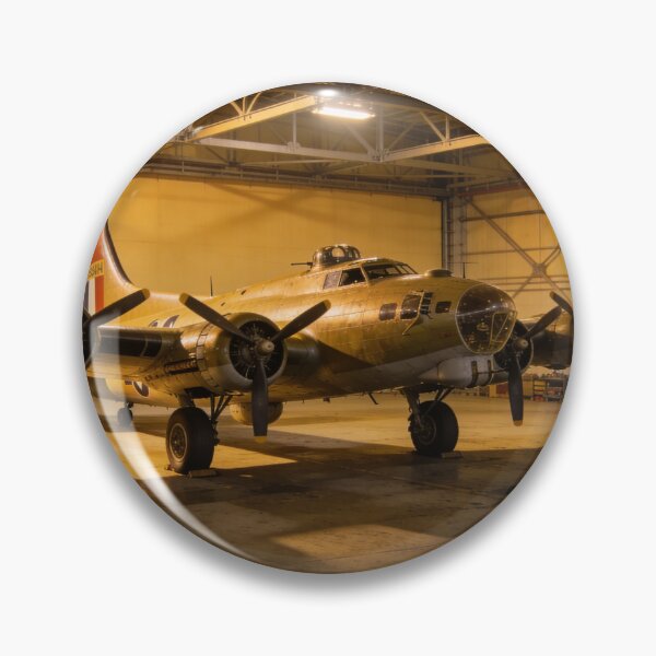 Item preview, Boeing B-17 Flying Fortress in Hangar – Historic Aviation Wall Decor designed and sold by BlareBlare.