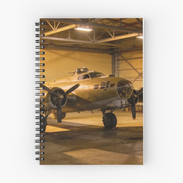 Item preview, Boeing B-17 Flying Fortress in Hangar – Historic Aviation Wall Decor designed and sold by BlareBlare.