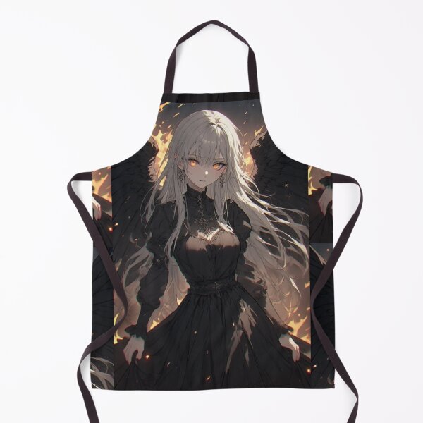 Item preview, Dark angel woman anime and flames designed and sold by ArtsJulian.