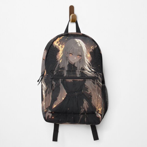 Item preview, Dark angel woman anime and flames designed and sold by ArtsJulian.