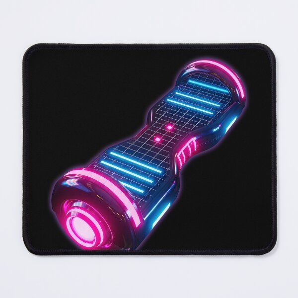 Item preview, Neon Grid Hoverboard - Cyberpunk Electric Ride Art designed and sold by powersunlight.