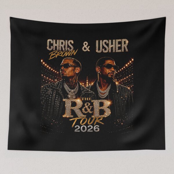 Item preview, Chris Brown And Usher The RB Tour Raymond And Brown 2026 North America designed and sold by SideAway.