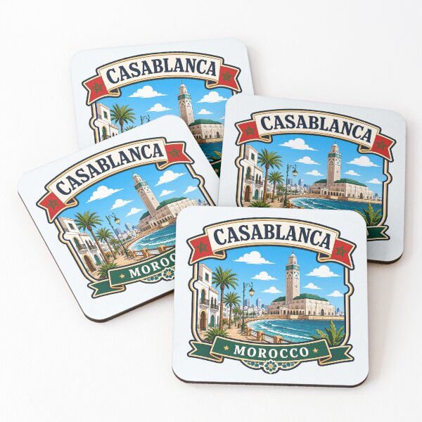 Item preview, Casablanca, Morocco - Coastal Mosque designed and sold by Myra365Art.