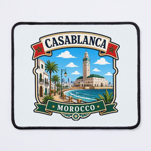Item preview, Casablanca, Morocco - Coastal Mosque designed and sold by Myra365Art.