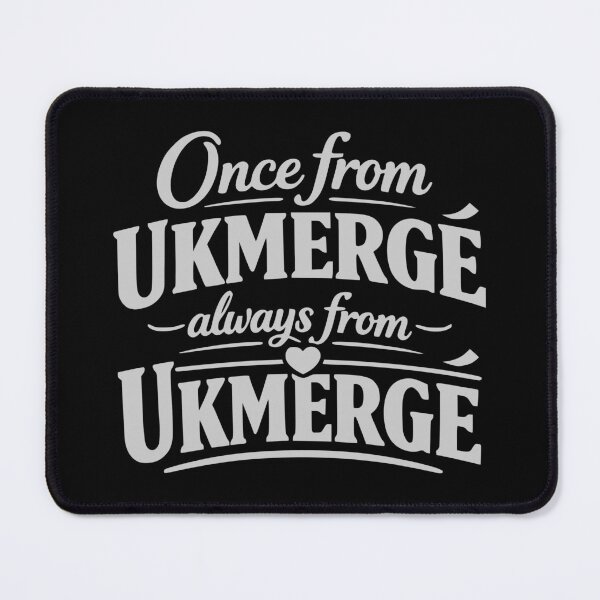 Item preview, Once from Ukmergė Always from Ukmergė Gray Typography designed and sold by EimSol.