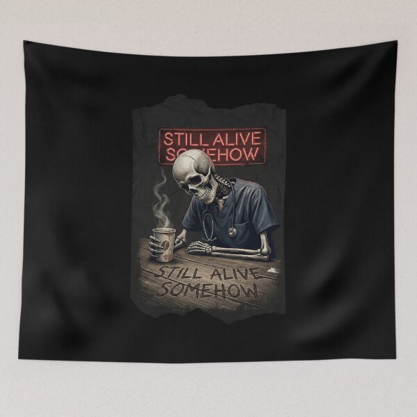 Item preview, Tired Nurse Life Coffee Lover RN Doctor Medical Worker Burnout Humor Gift designed and sold by Im-Ara.