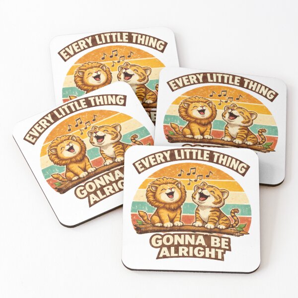 Item preview, Cute Lion And Tiger Cub Retro Vintage Animal T-Shirt Design designed and sold by Amitabr14.