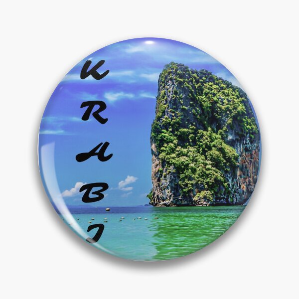 Item preview, Krabi Thailand Paradise Rock | Tropical Island Ocean Travel Art designed and sold by Lunaria Arts.