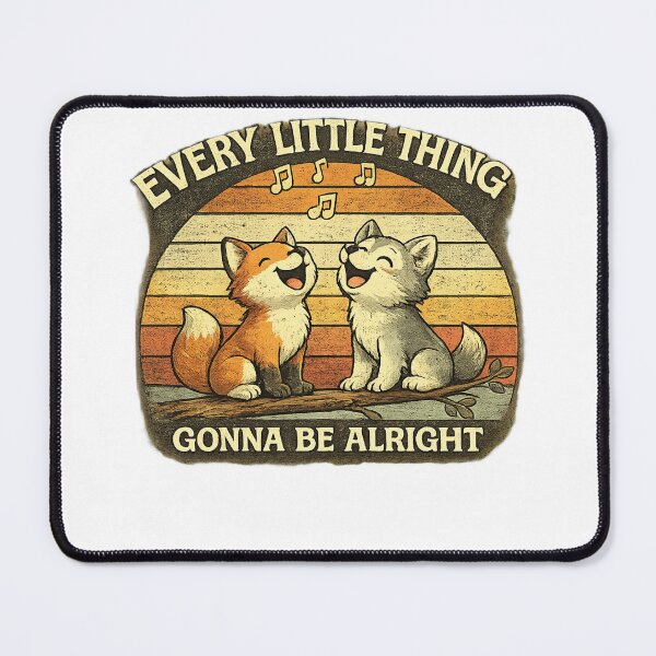 Item preview, Cute Fox Duo Retro Vintage Animal T-Shirt Design designed and sold by Amitabr14.