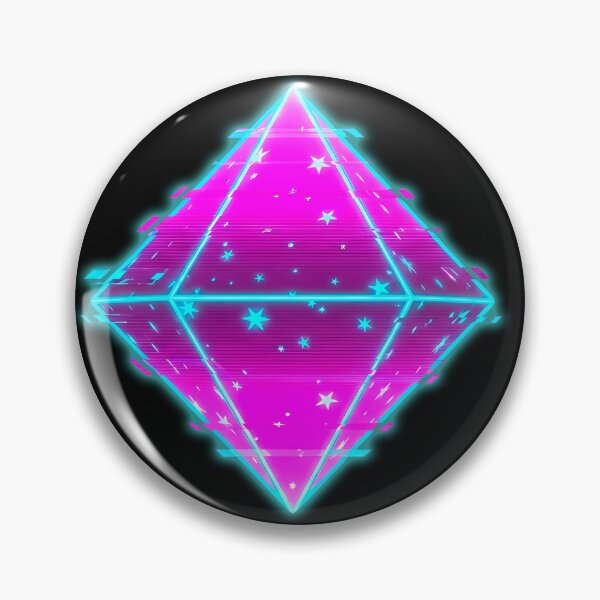 Item preview, Galactic Glitch Diamond Neon Stars Crystal designed and sold by powersunlight.