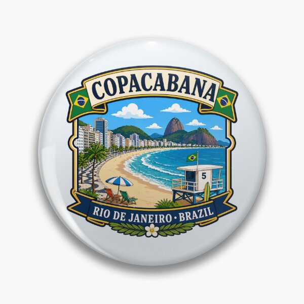 Item preview, Copacabana, Rio de Janeiro, Brazil designed and sold by Myra365Art.