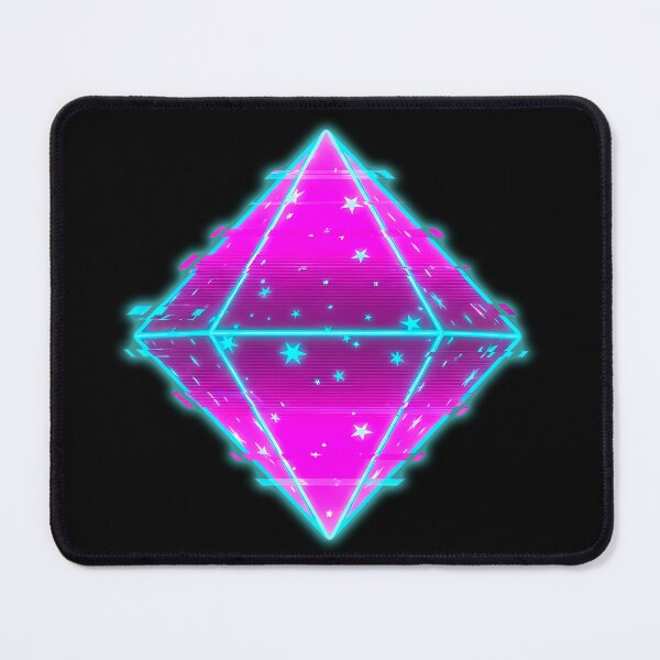 Item preview, Galactic Glitch Diamond Neon Stars Crystal designed and sold by powersunlight.