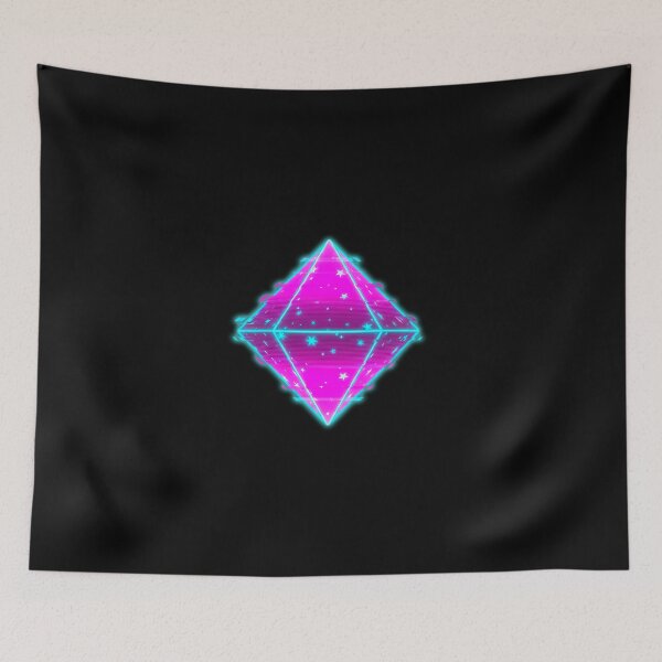 Item preview, Galactic Glitch Diamond Neon Stars Crystal designed and sold by powersunlight.