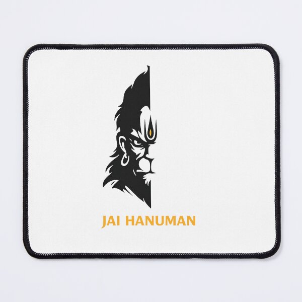 Item preview, Half Hanuman Face Minimal Spiritual Art Jai Hanuman Split Design Hindu God T-Shirt designed and sold by warlistop.
