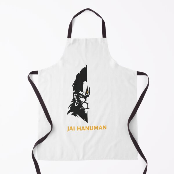 Item preview, Half Hanuman Face Minimal Spiritual Art Jai Hanuman Split Design Hindu God T-Shirt designed and sold by warlistop.