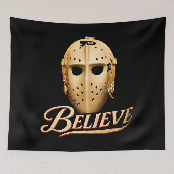Item preview, Philadelphia Flyers Believe Bernie Parent Mask designed and sold by SideAway.